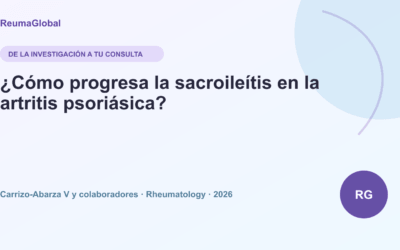 ¿Cómo progresa la sacroileítis en la artritis psoriásica?