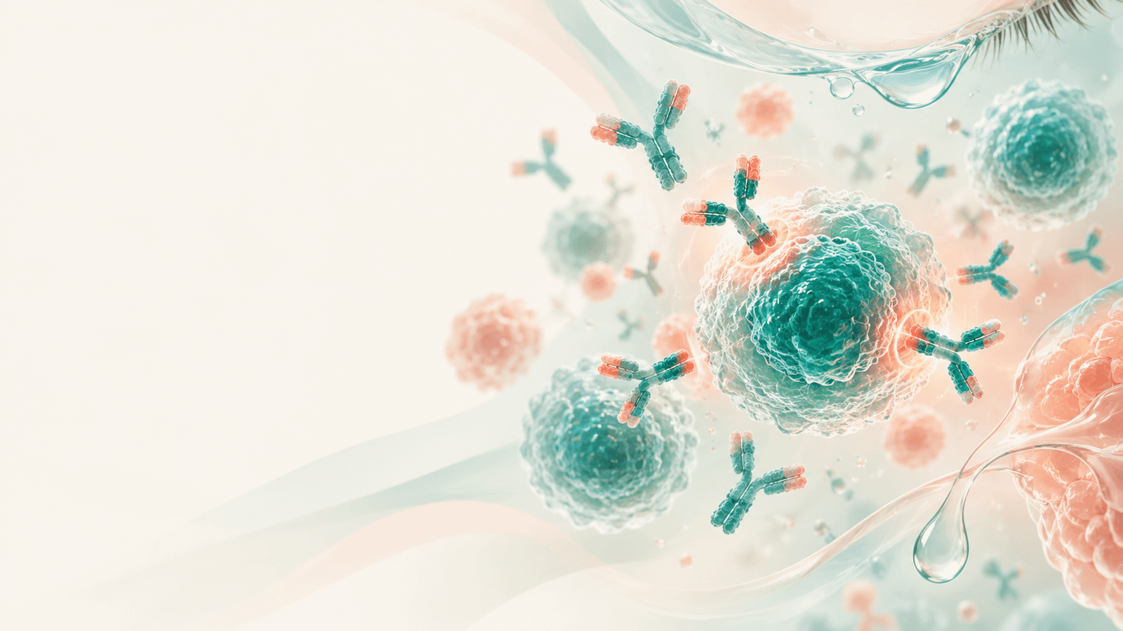 portada-blog-ianalumab-sjogren Ilustración científica sobre ianalumab, linfocitos B y síndrome de Sjögren.